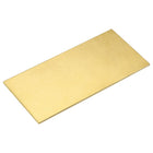 Brass Sheet, 1Pcs 4" x 2" x 0.12" H62 Metal Sheets Plates for Crafts, Electrical Repairs, Industry