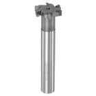 T-Slot Milling Cutters, 6mm Depth 30mm Cutting Dia 16mm Shank Tungsten Carbide Tip 6 Flutes T Slot End Mill for Stainless Steel Copper Aluminum