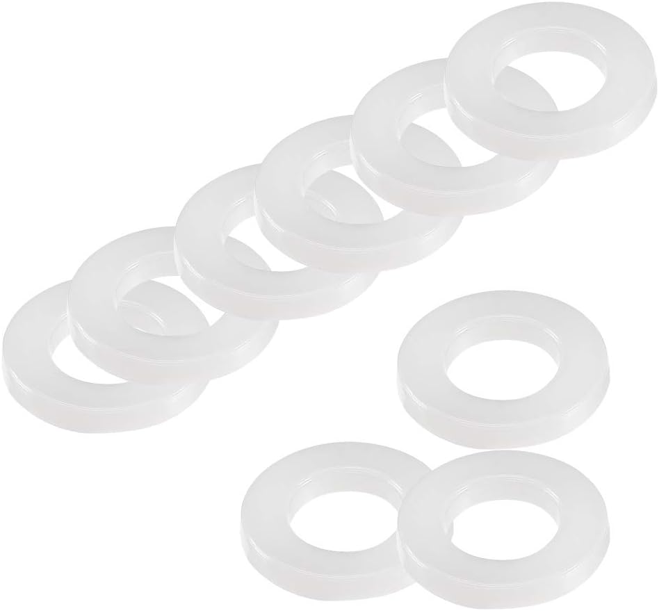 Insulating Washer, 500Pcs 6mm x 12mm x 1.5mm Red Vulcanized Fiber Washer, Insulation Gasket for Motherboard