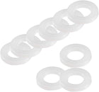 Insulating Washer, 500Pcs 6mm x 12mm x 1.5mm Red Vulcanized Fiber Washer, Insulation Gasket for Motherboard