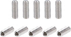100Pcs M3x8mm Internal Hex Socket Set Grub Screws Flat Point 304 Stainless Steel Screw