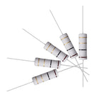 10Pcs 1 Ohm Resistor, 5W 5% Tolerance Metal Oxide Film Resistors, Lead, Flame Proof for DIY Electronic Projects and Experiments