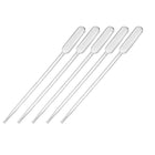 20 Pcs Plastic Disposable Pipettes 0.5ml, Clear Transfer Pasteur Pipettes, 112mm Length, Liquid Dropper for Lab