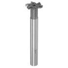 T-Slot Milling Cutters, 3mm Depth 25mm Cutting Dia 12mm Shank Tungsten Carbide Tip 6 Flutes T Slot End Mill for Stainless Steel Copper Aluminum