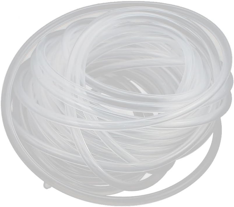 2mm x 3mm High Temp Resistant Flexible Clear Silicone Tube Hose Pipe 5M Length