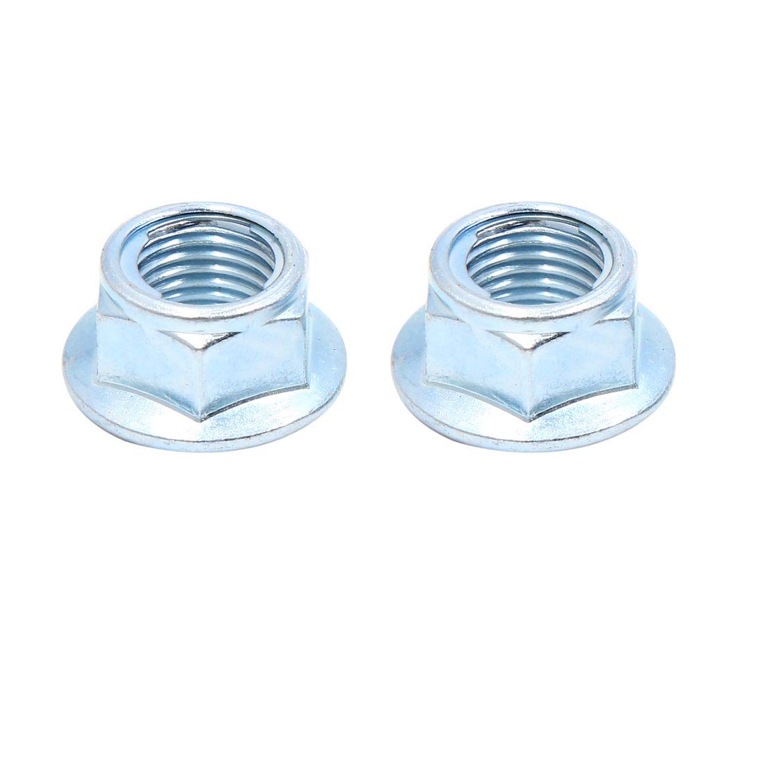 2pcs 14mm Thread Dia Hexagon Lock Screw Nut Fasteners for Car Vehicle