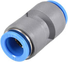 Straight Push Connectors 14mm Quick Release Pneumatic Connector Plastic Union Pipe Tube Fitting Grey