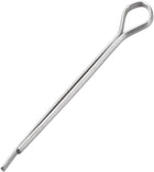 Split Cotter Pin - 1/16 inch x 63/64 inch (1.5mm x 25mm) Carbon Steel 2-Prongs Silver Tone Fastener Clip Key 150Pcs