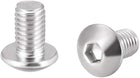 M5x8mm Machine Screws Hex Socket Round Head Screw 304 Stainless Steel Fasteners Bolts 50pcs