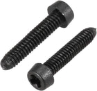 M2 x 10mm Plastic Phillips Pan Head Machine Screws Black 100 PCS