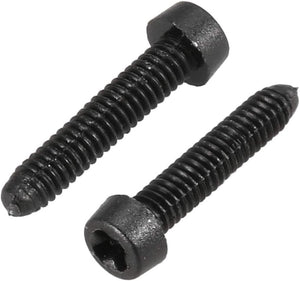 M2 x 10mm Plastic Phillips Pan Head Machine Screws Black 100 PCS
