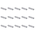 15pcs Aluminum Spacer 5mm Bore x 10mm OD x 40mm Length Screw Standoff Bushing Plain Finish Round Metal Spacer for M5 Screws Bolts and Rods