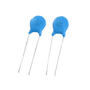 1KV 10000pF DIP High Pressure Voltage Ceramic Capacitors 100 Pcs