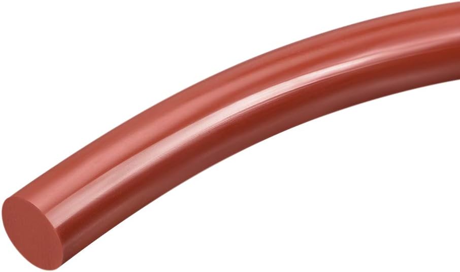 5/8"(8mm) Soft Silicone Bending Insert Tube for Rigid Tubing 3.3ft Red