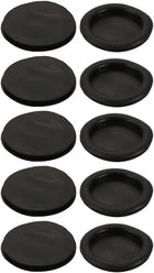 10pcs Wire Protective Grommets Black Rubber 45mm Dia Single Side Grommets