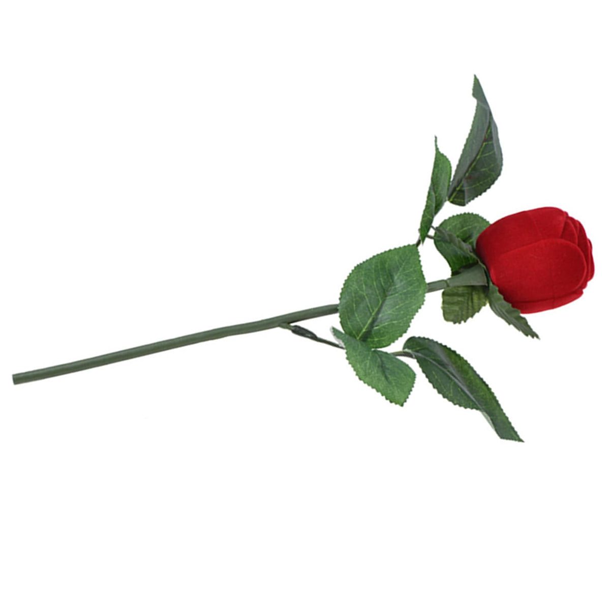 LinkMejor Bok Kacamata Bunga Rose Jewelry Earring Pernyataan Cinta Ring Holder Tempat Penyimpanan