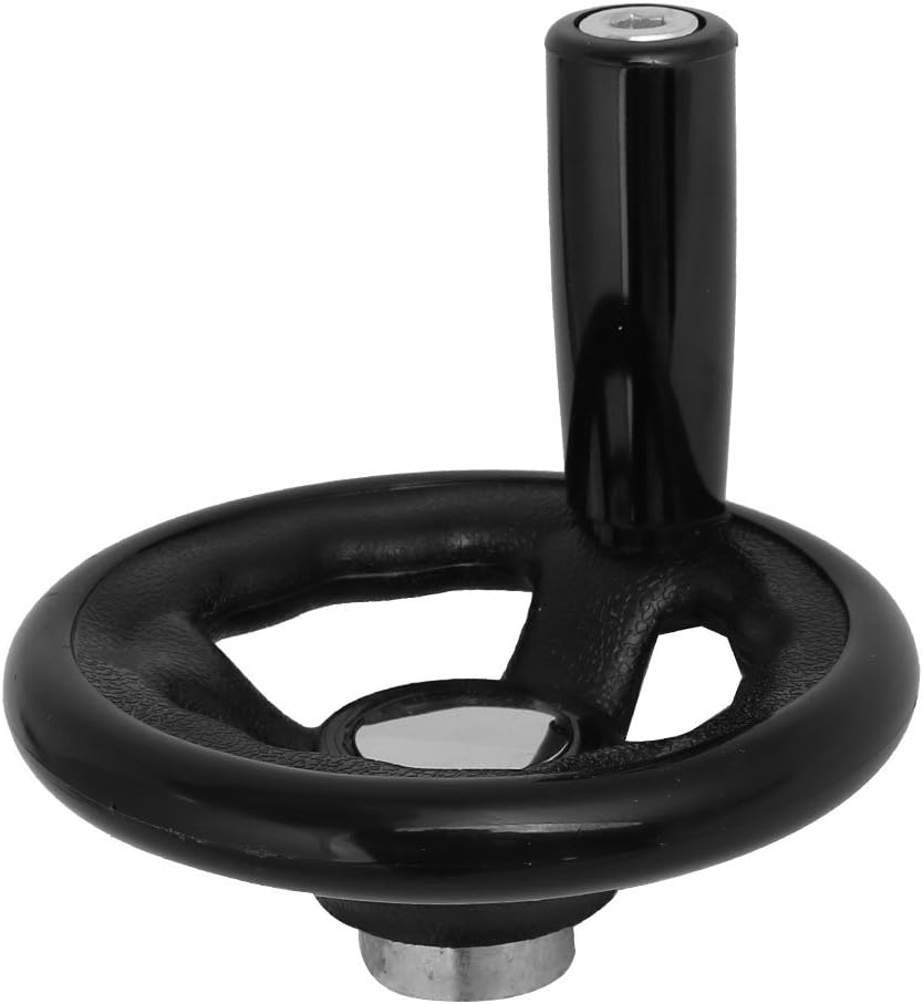 4-inch Diameter Plastic Round Hand Wheel W Revolving Handle