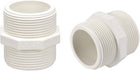 PVC Pipe Fitting Hex Nipple G1-1/4 X G1-1/4 Male Thread Adapter Connector 2pcs
