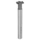 T-Slot Milling Cutters, 3mm Depth 20mm Cutting Dia 12mm Shank Tungsten Carbide Tip 6 Flutes T Slot End Mill for Stainless Steel Copper Aluminum