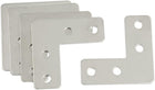 Angle Plate Corner Brace Flat L Shape Repair Bracket 40mm x 40mm