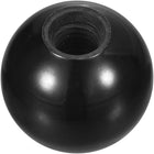 Threaded Ball Knobs, M10 Female Thread Phenolic Thermoset Ball Knob 32mm Dia Round Operation Ball Handles for Machine Lever Handle, Black
