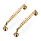 LinkMejor Maniglie per Cassetto Bronzo Champagne Solidi 5 Pollici 10 Confezione