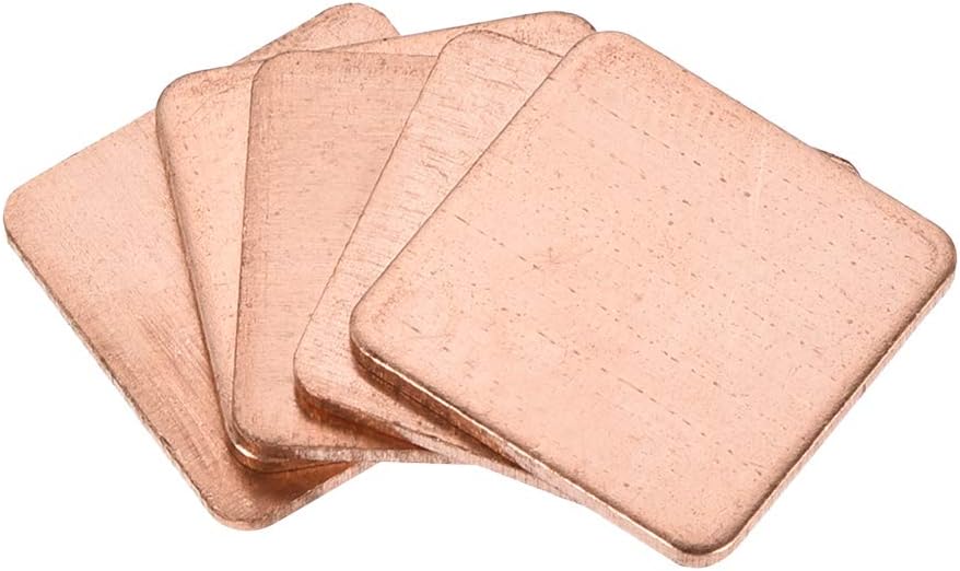 Sistem de atermizare cu cupru, plat, pentru cipuri IC, 15 x 15 x 2 mm, 5 pachete