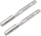 Metric Machine Tap Left M8 Thread 1.25 Pitch H2 3 Flutes High Speed Steel 2pcs