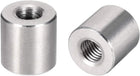 Round Connector Nuts, M10x20mm Height Sleeve Rod bar Stud Nut Stainless Steel 304, Pack of 10
