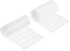Self Adhesive Dots, 250 Pairs 0.59" - Blending Fabric Hook & Loop Tapes, Small Round Dots for Classroom, Office, Home, DIY Crafts (Transparent)