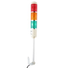 Bulb Industrial Tower Lamp Stack Signal Light, DC 24V, 5W, Red/Yellow/Green