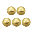 1/2-inch Precision Solid Brass Bearing Balls 5pcs