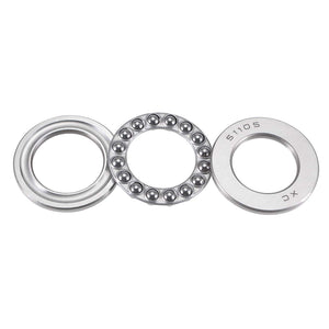 51105 Thrust Ball Bearings 25mm x 42mm x 11mm Carbon Steel One-Way Rolling Direction