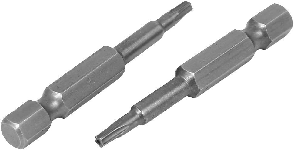 1/4" Sechskantkopf T25 Magnetischer 5-Punkt-Stern Sicherheitsschraubendreher Bits 10 Stk