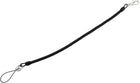 Fish Tackle Tools Lobster Hook Fishing Lanyards Coiled Rope 1.8 Meters Length Black