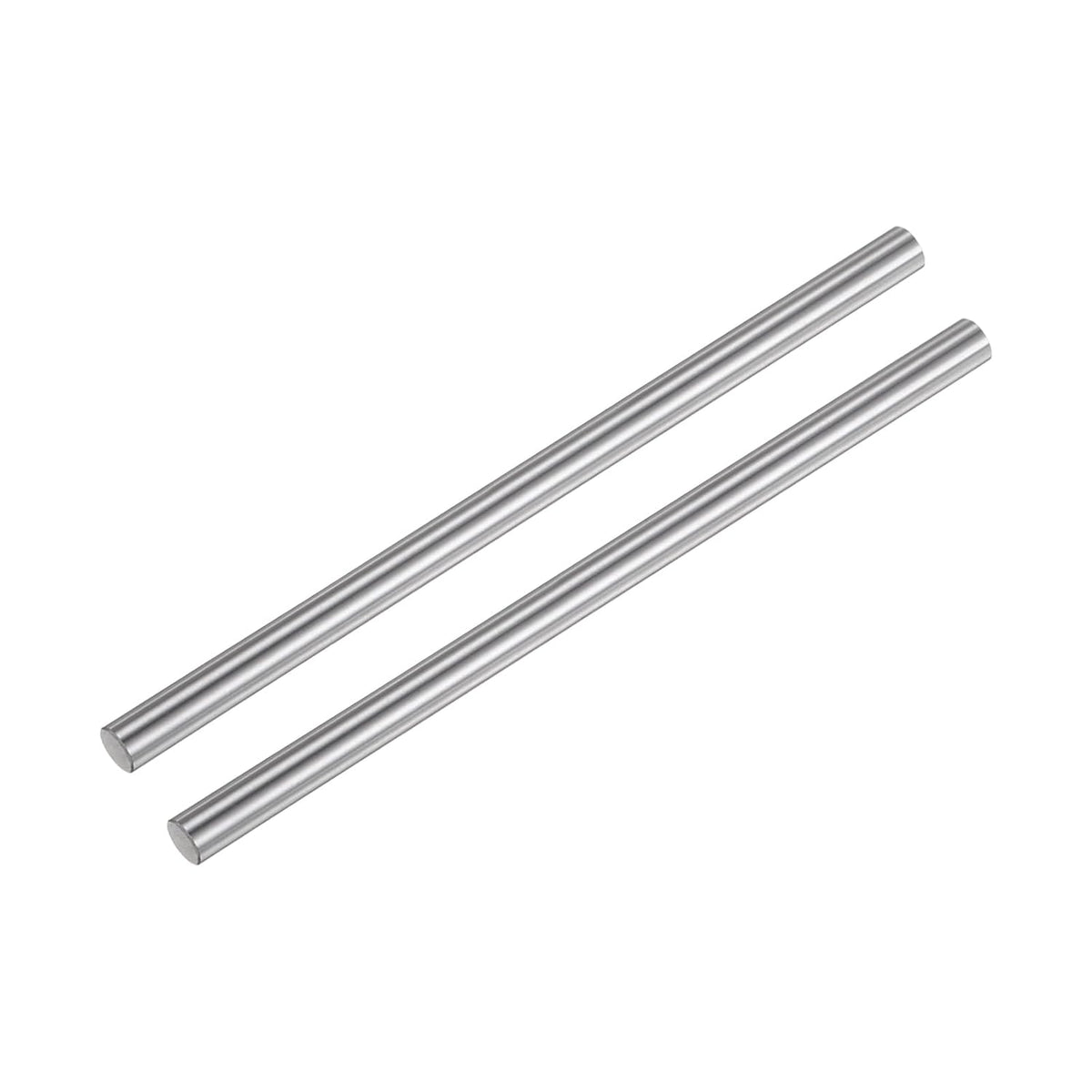 2pcs Linear Motion Rods 6mm x 250mm (0.24 x 9.84 Inches) Case Hardened Chrome Plated Linear Rail Shaft Round Guides for 3D Printer, DIY, CNC