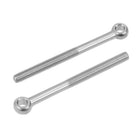 M6 x 70mm Machinery Shoulder Swing Lifting Eye Bolt 304 Stainless Steel Metric Thread 5pcs