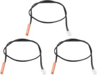 3 Pcs 20K NTC Thermal Sensor Probe,Copper Sensitive Temperature Sensor Probe 14 Inch Digital Thermometer Extension Cable Temp Sensor for Electrical Appliances