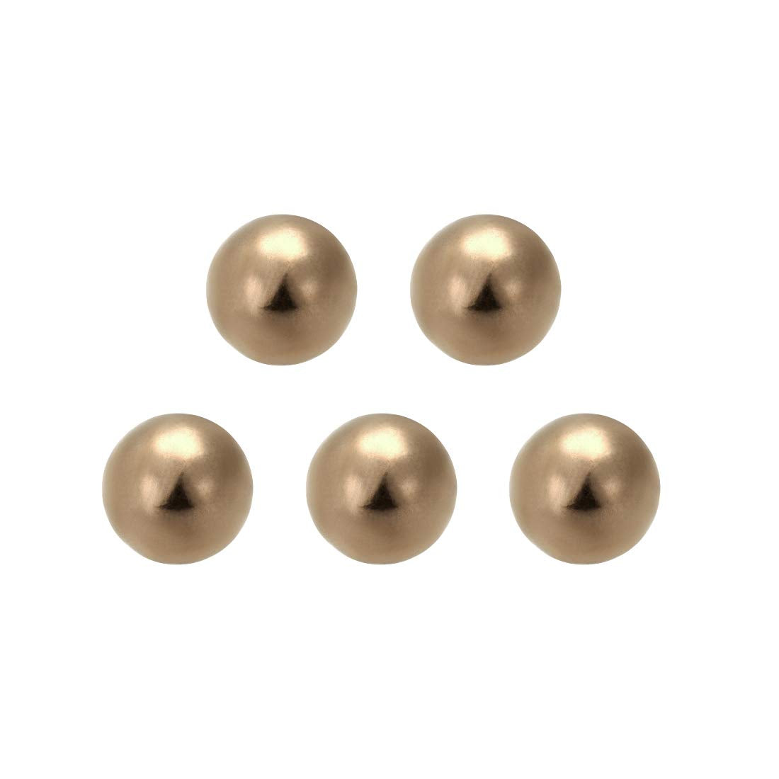 3/8-inch Precision Solid Brass Bearing Balls 10pcs