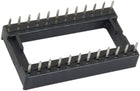 20 X 24 Pin DIP IC Sockets Adaptor Solder Type Socket 2.54mm Pitch 15mm Row Distance