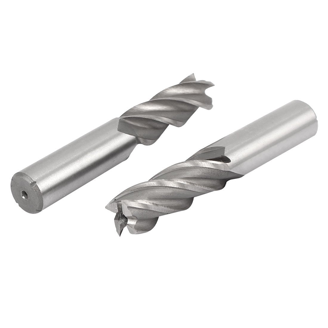 5/8 Inch Cutting Dia 4 Flutes Straight Shank HSS-AL End Mill Router Bit 2pcs