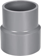 PVC DWV Reducing Coupling Schedule 40 Gray 63mm x 75mm Socket
