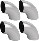 4pcs 304 Stainless Steel Hand Rail Elbow Fittings 38mm Tube