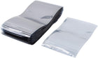 100 Pcs 100mm x 150mm Silver Tone Resealable Zip Lock Anti Static Bag