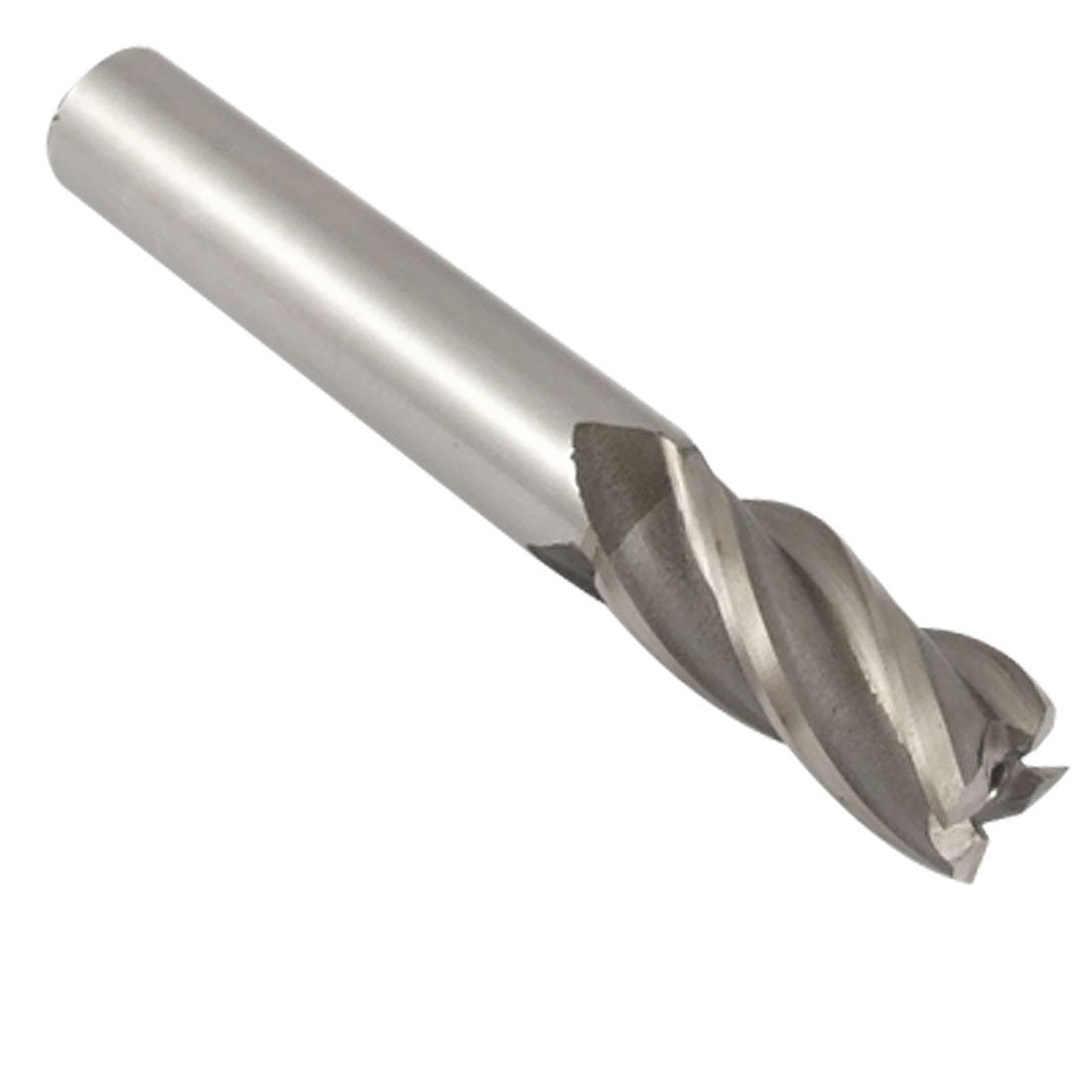 4 Flutes Straight Shank End Mill Milling Cutter Gray 12x13x35x84mm