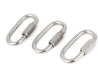 3.5mm Espessura Quick Oval Screwlock Link Lock Gancho de Corrente 3pcs