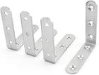 4 Pcs Round End 90 Degree Corner Bracket Fastener 80mm x 80mm