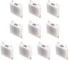 Bouton-poussoir Code BCD à roulette KM1 0-9 Numérique Blanc 40 x 24 x 10 mm 10 Pièces
