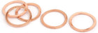 5pcs 24mmx30mmx1.5mm Copper Flat Ring Sealing Crush Washer Gasket