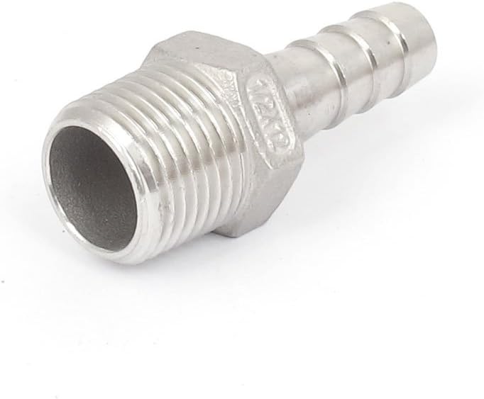1/2BSP Male Thread to 12mm Hose Barb Straight Fitting Adapter Coupler